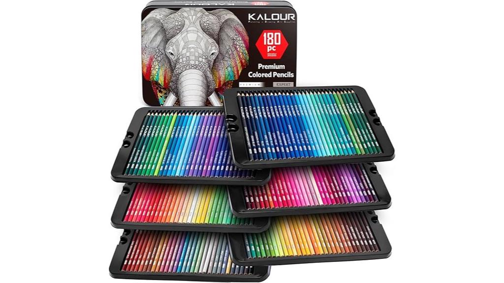 180 colored pencil set