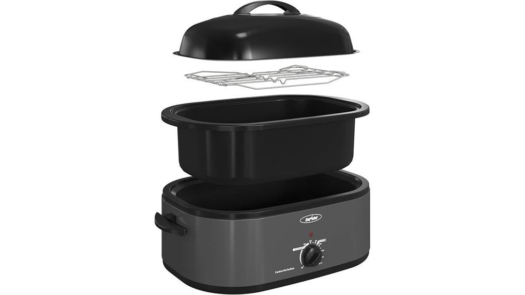 20 quart electric roaster