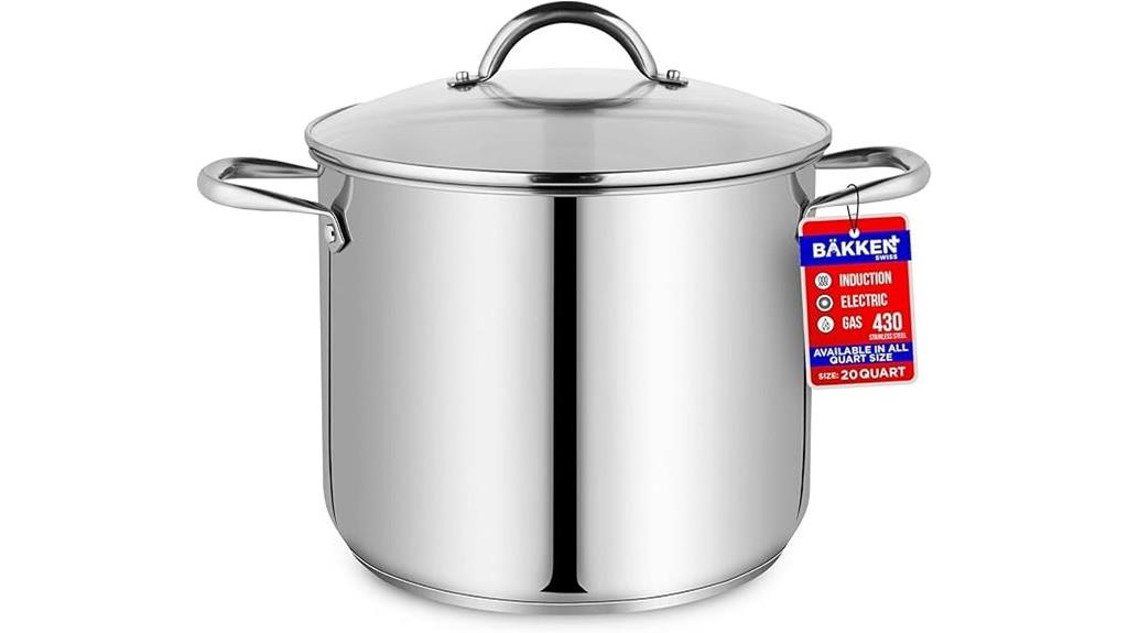 20 quart stainless steel pot