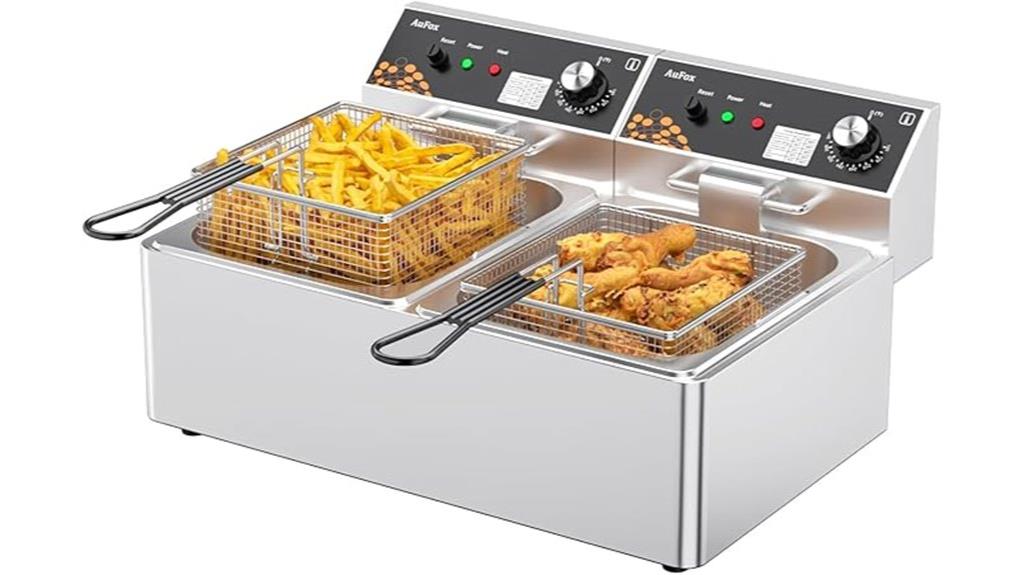 20l dual tank fryer