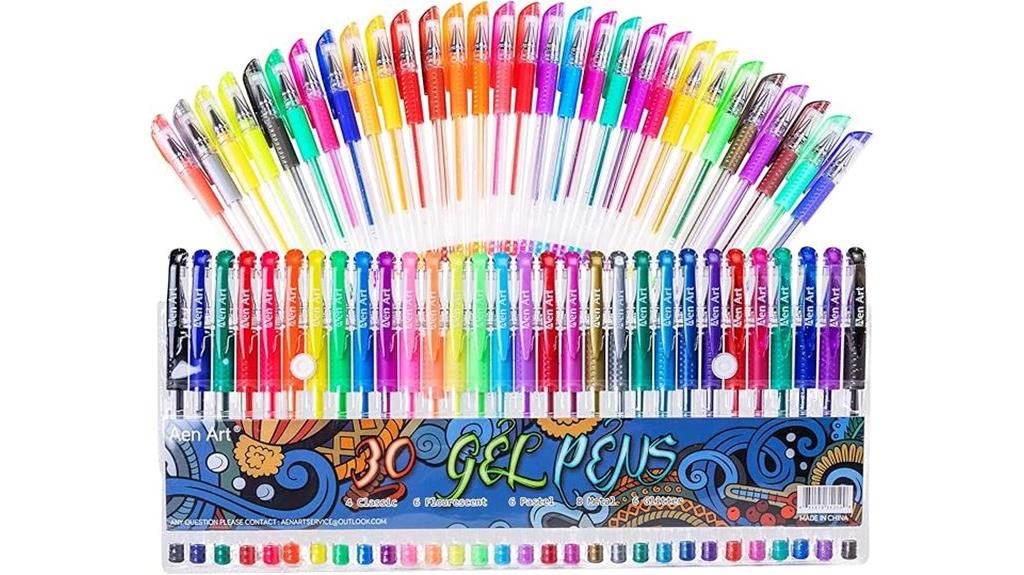 30 color gel pen set