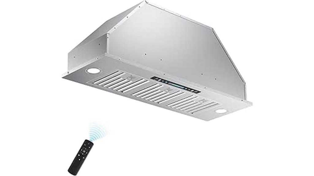 36 inch touch controlled hood