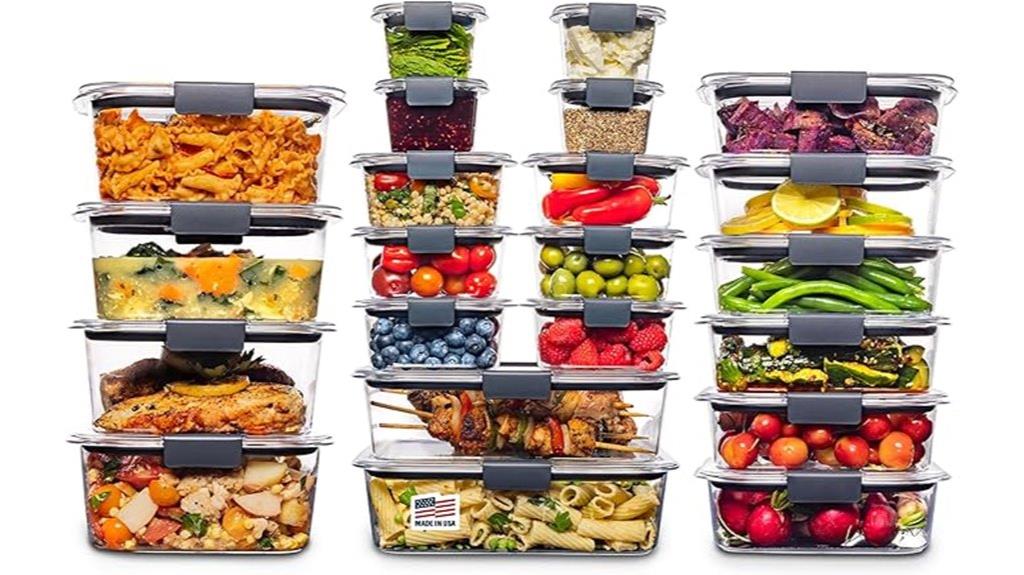 44 piece storage container set