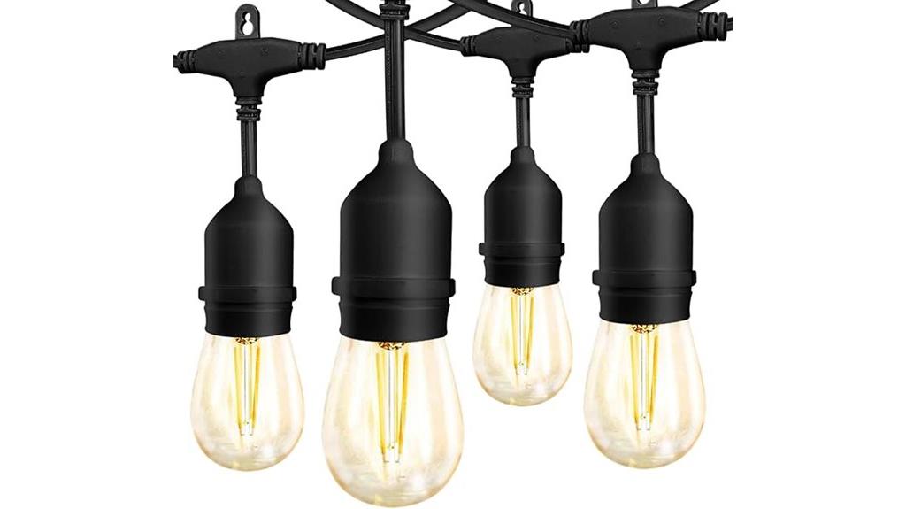 48ft waterproof patio lights