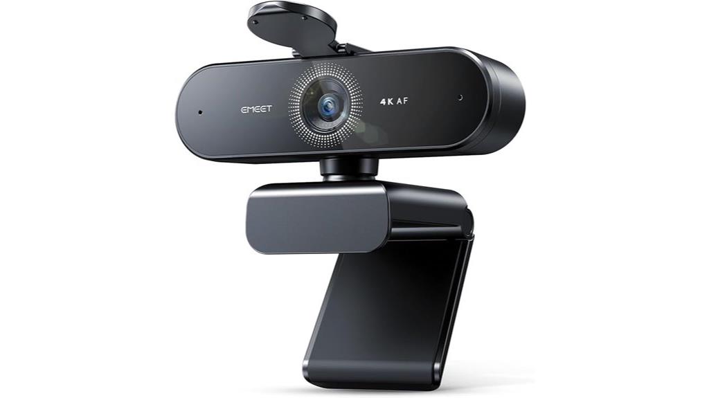 4k hd webcam with dual mics