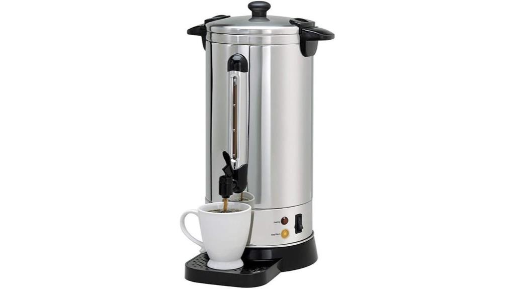 50 cup stainless coffee urn