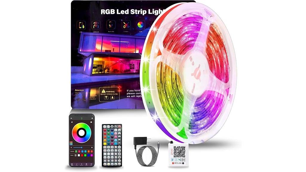 50ft rgb bedroom lights