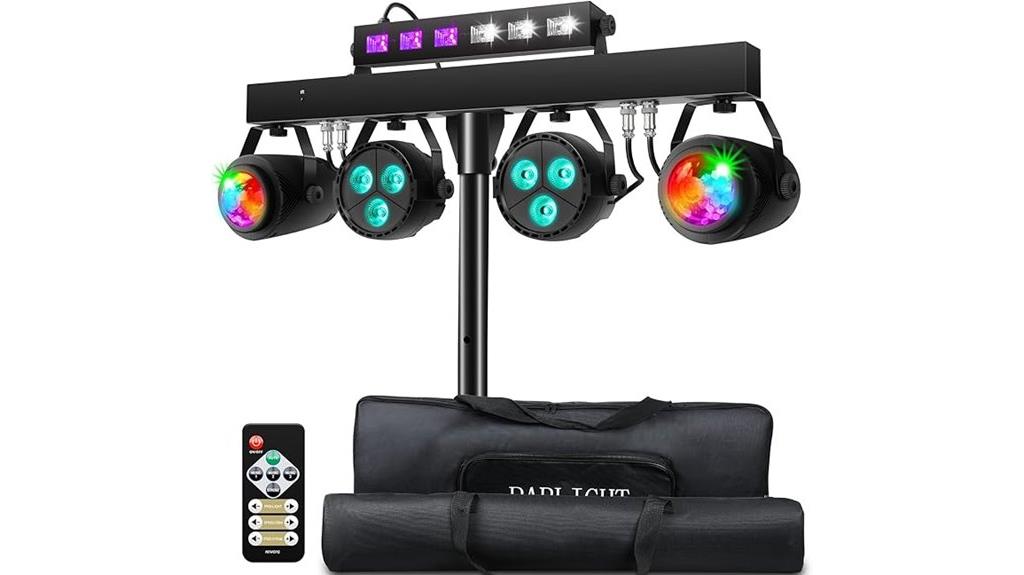 7 5ft sound activated dj lights