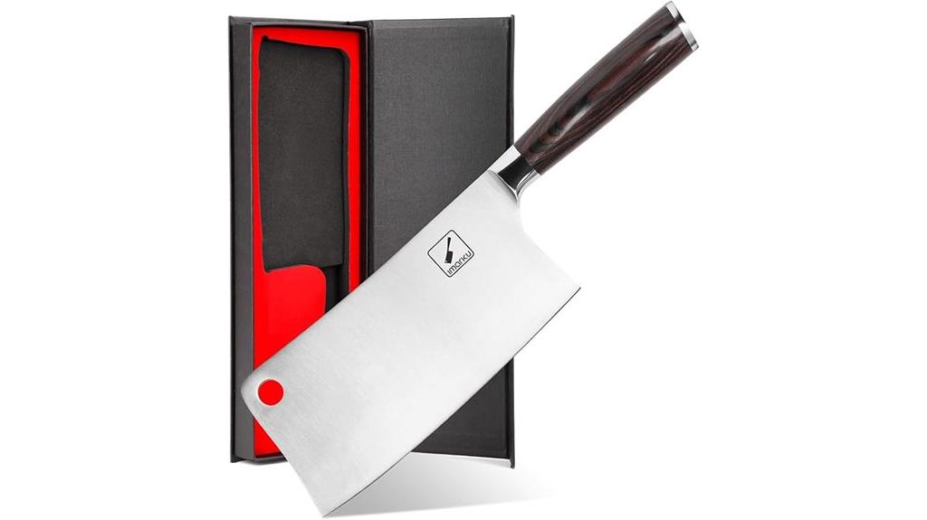 7 inch ergonomic meat cleaver