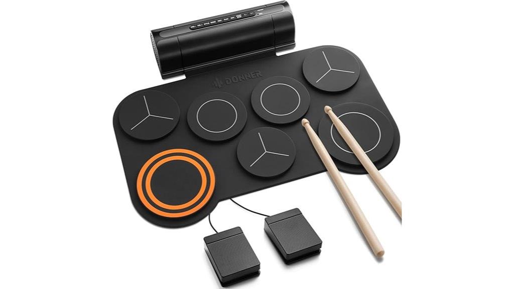 7 pad electronic drum set