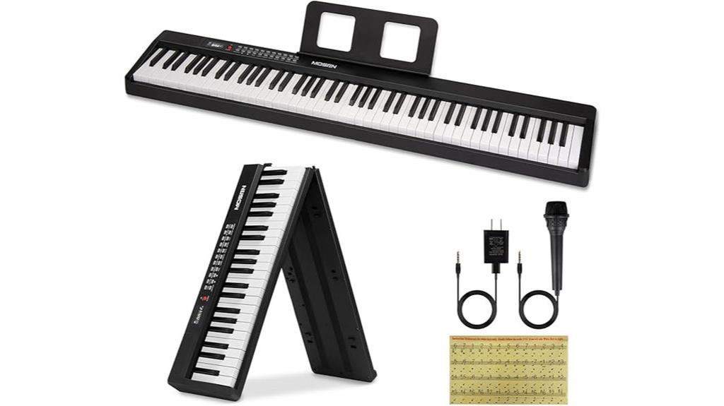 88 key portable piano