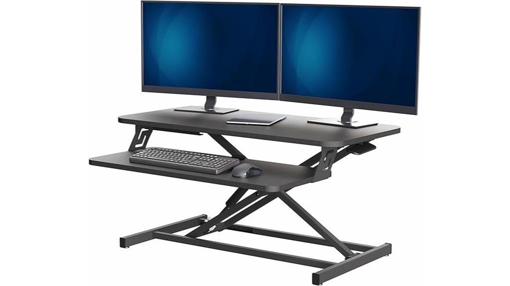 adjustable 32 inch desk converter