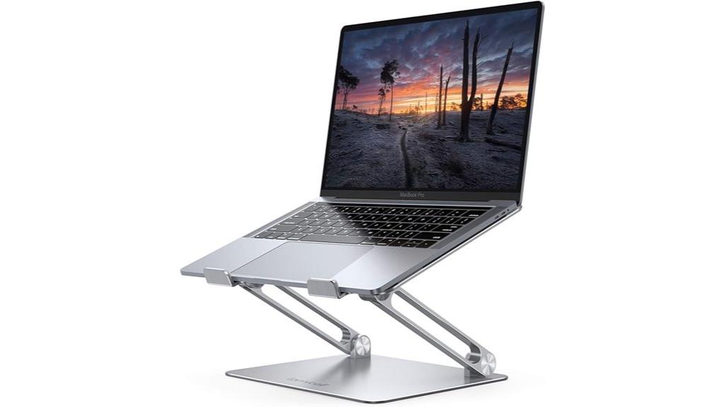 adjustable aluminum laptop stand