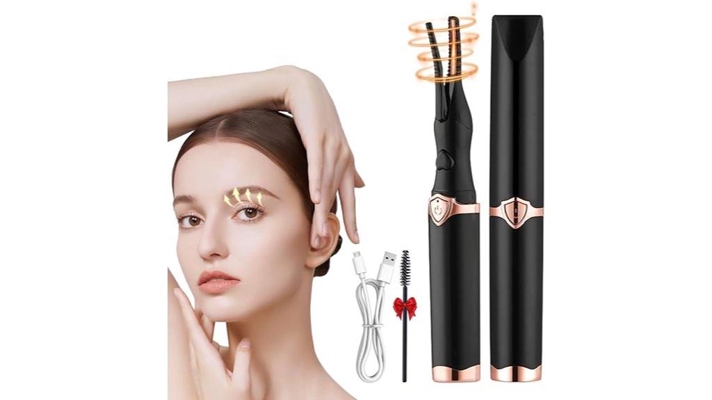 adjustable heated eyelash curler