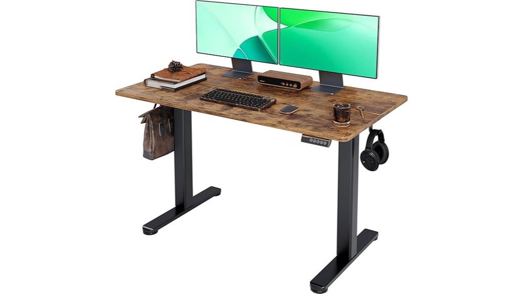 adjustable rustic standing desk
