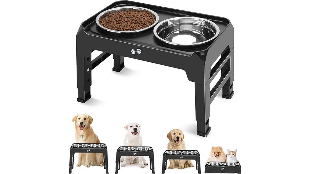 adjustable stainless steel bowls