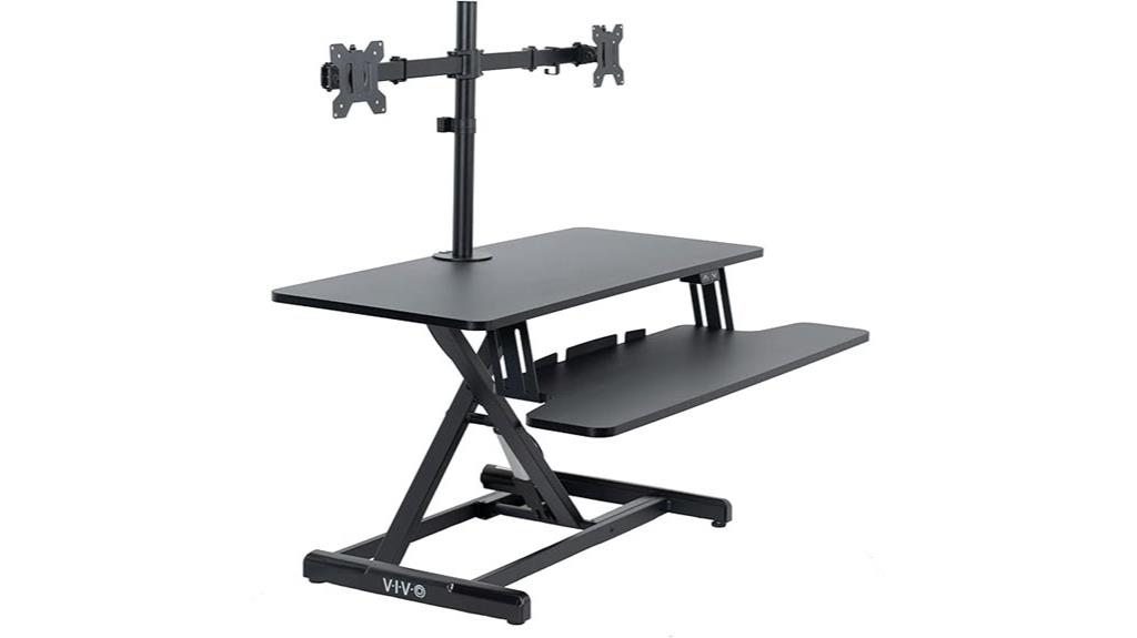 adjustable standing desk converter