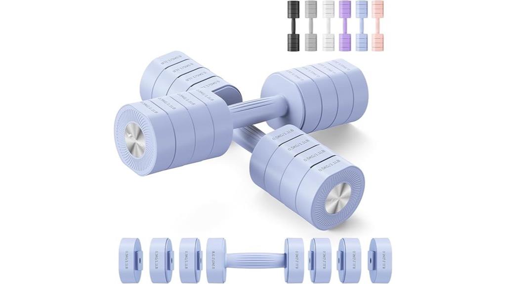 adjustable women s dumbbell set