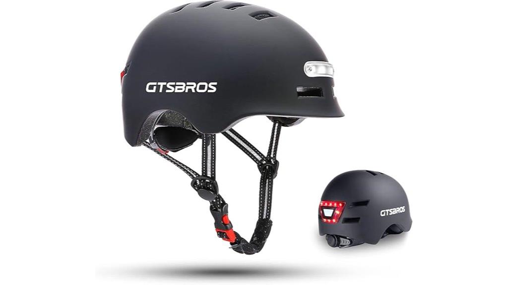 adult led bike helmets