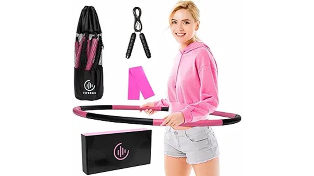 adult weighted exercise hoop