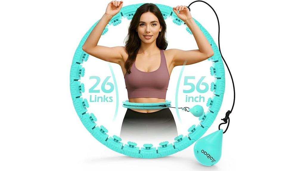 adult weighted hula hoop