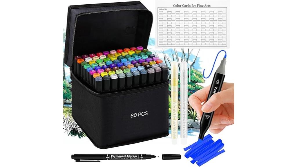 alcohol based dual tip markers