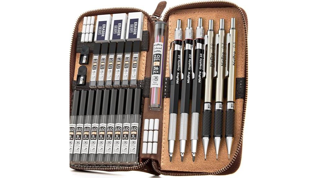 art mechanical pencil set