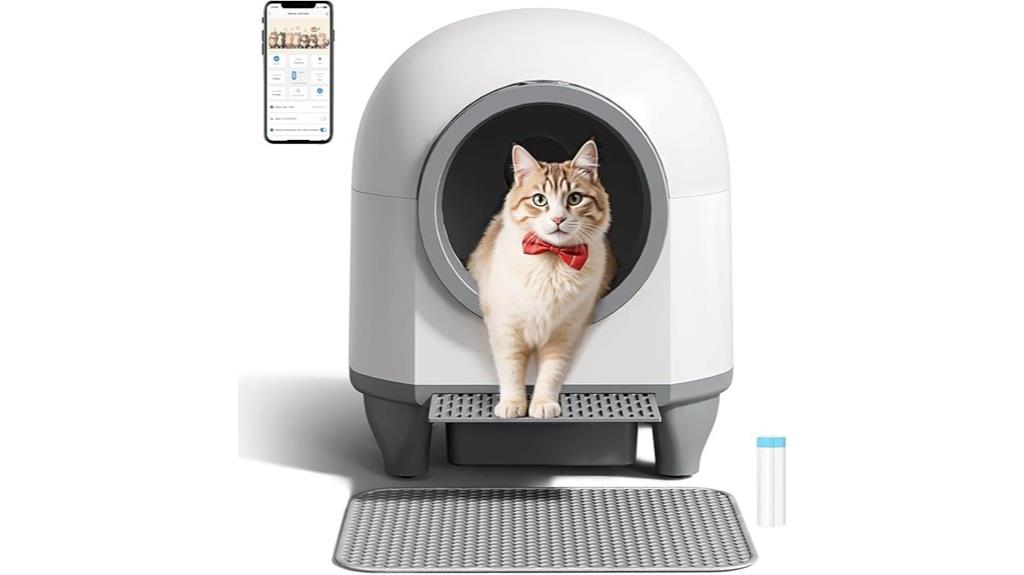 automatic 90l self cleaning litter box