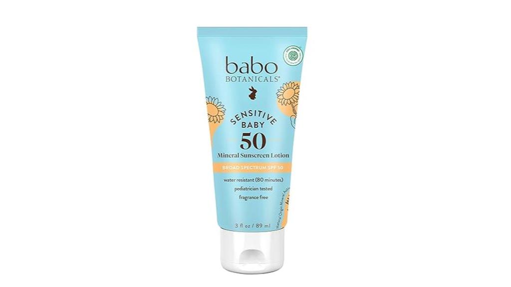 baby mineral spf sunscreen