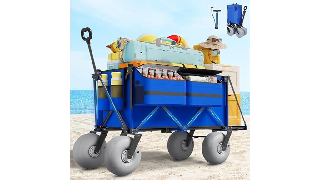 beach wagon with large wheels