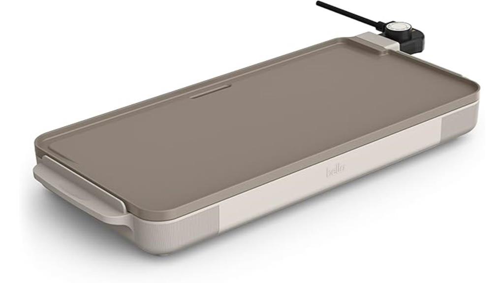 bella nonstick electric griddle