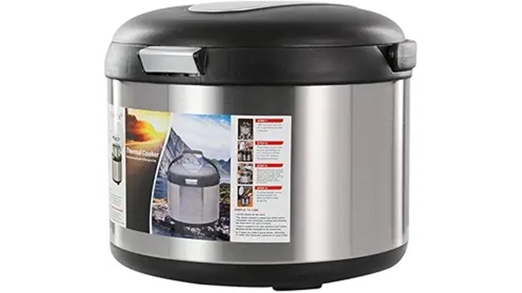 black 5l thermal cooker