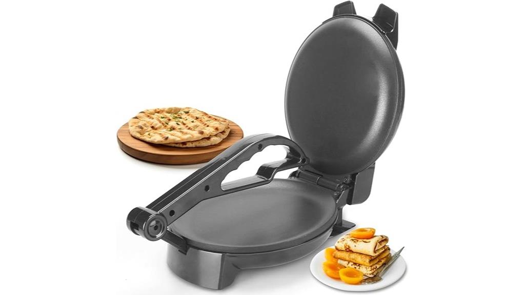 black compact roti maker