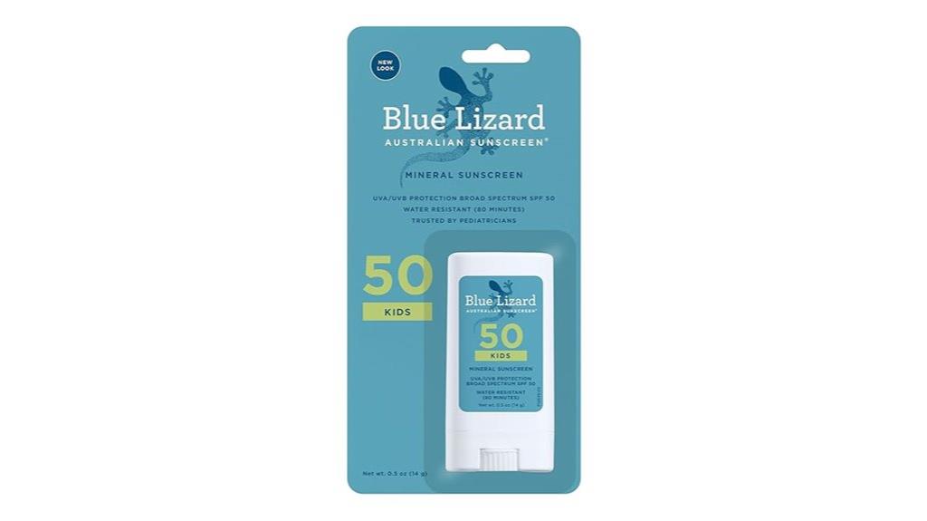 blue lizard spf 50 sunscreen stick