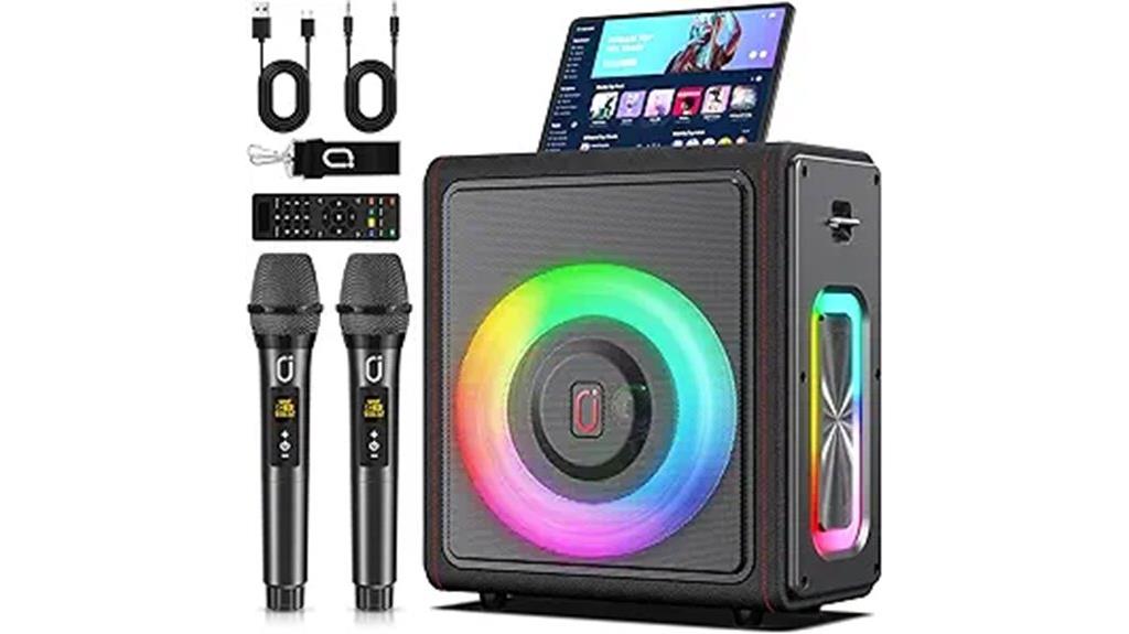 bluetooth karaoke microphone set