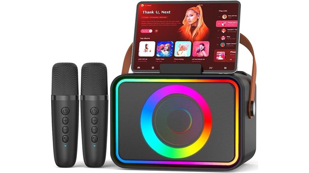 bluetooth karaoke microphone set