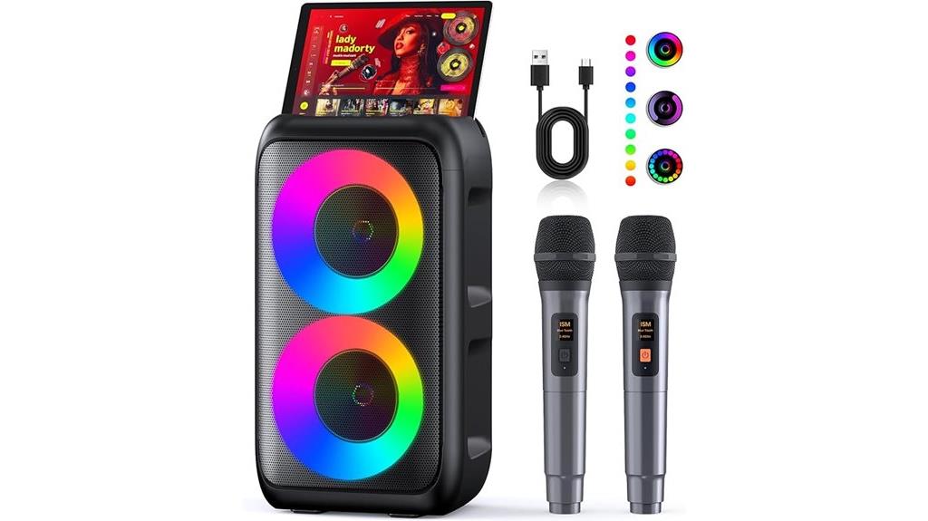 bluetooth karaoke with microphones