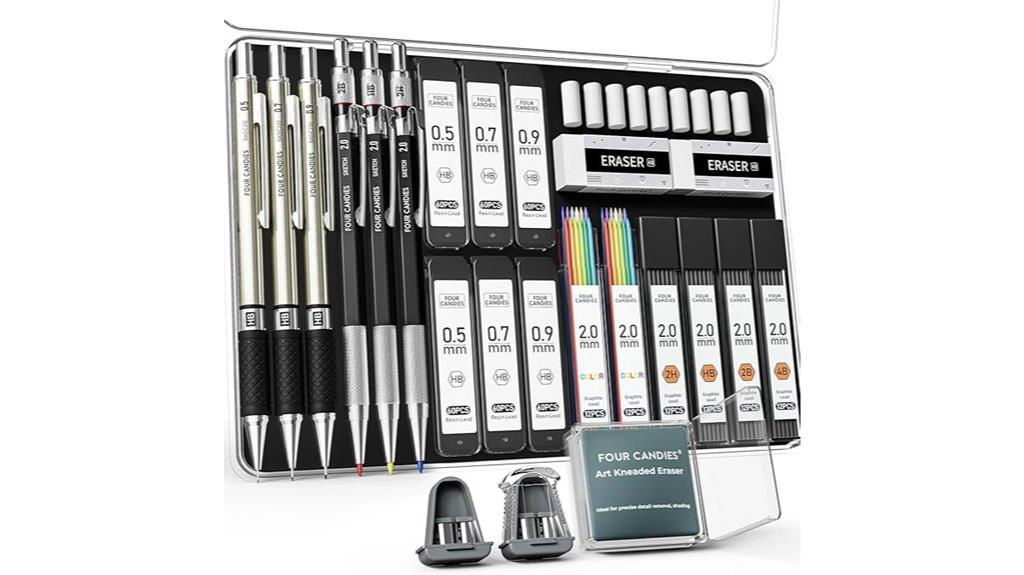 candy themed mechanical pencils