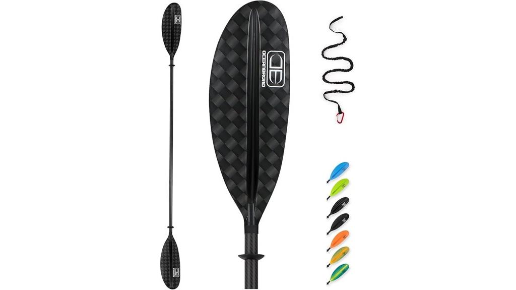 carbon fiber kayak paddle