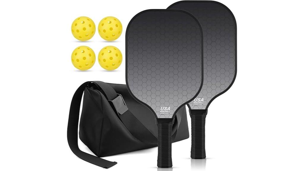 carbon fiber pickleball paddles