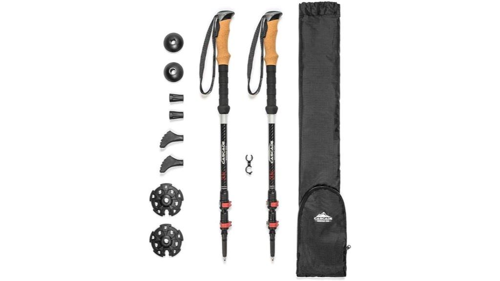carbon fiber trekking poles