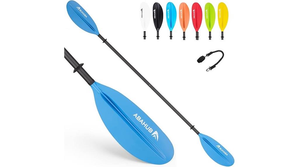 carbon kayak paddle length