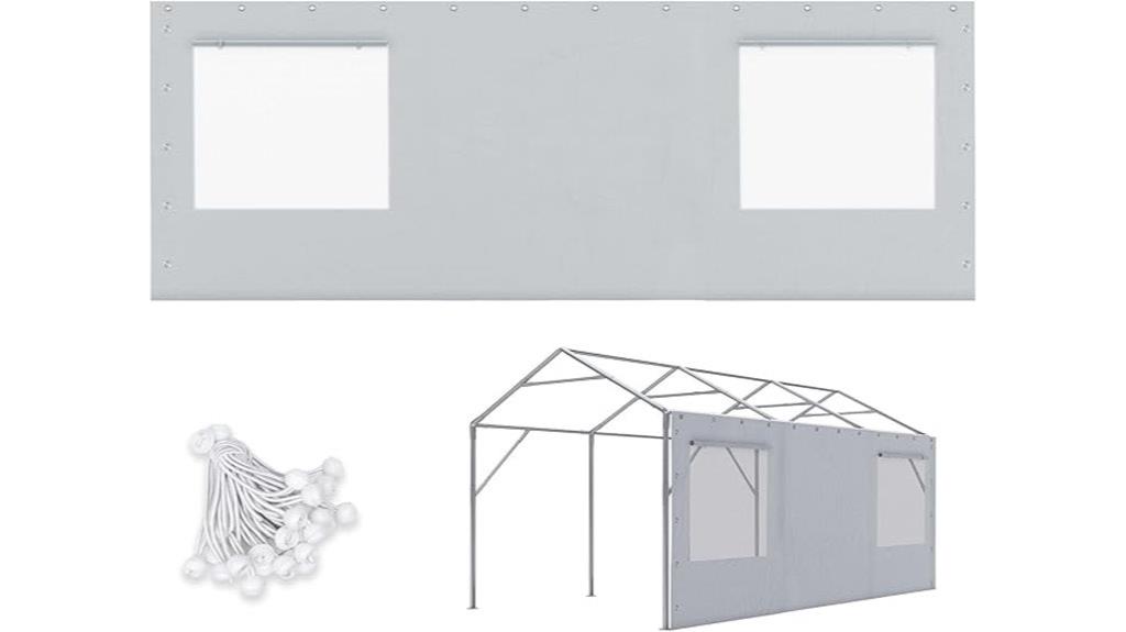 carport tarp sidewall replacement