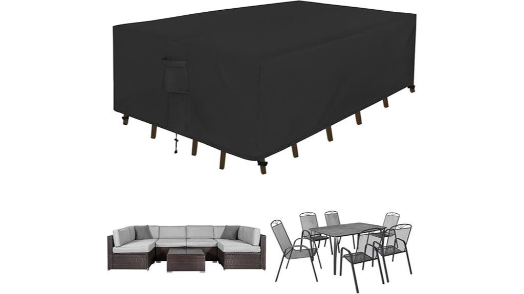 casual outdoor dining cover