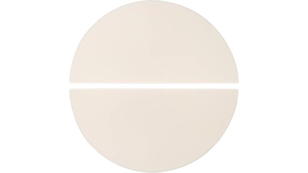ceramic heat deflector plates