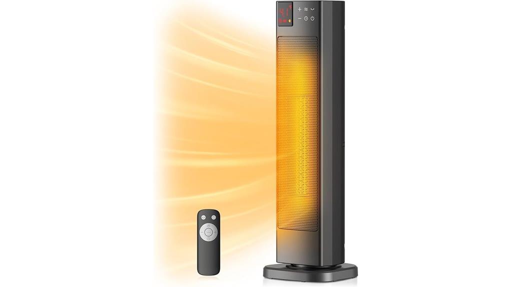 ceramic tower heater remote