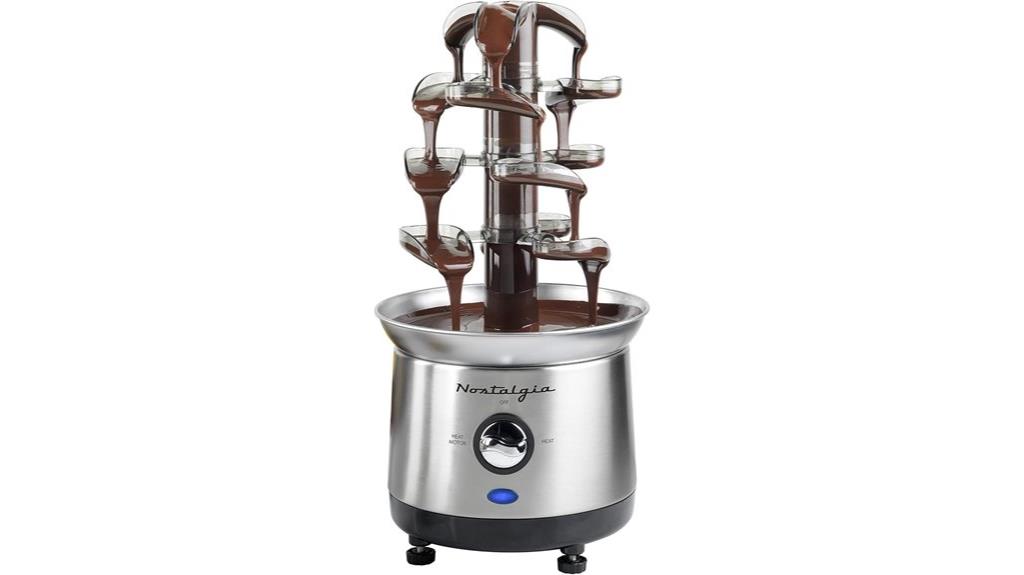 chocolate fondue fountain