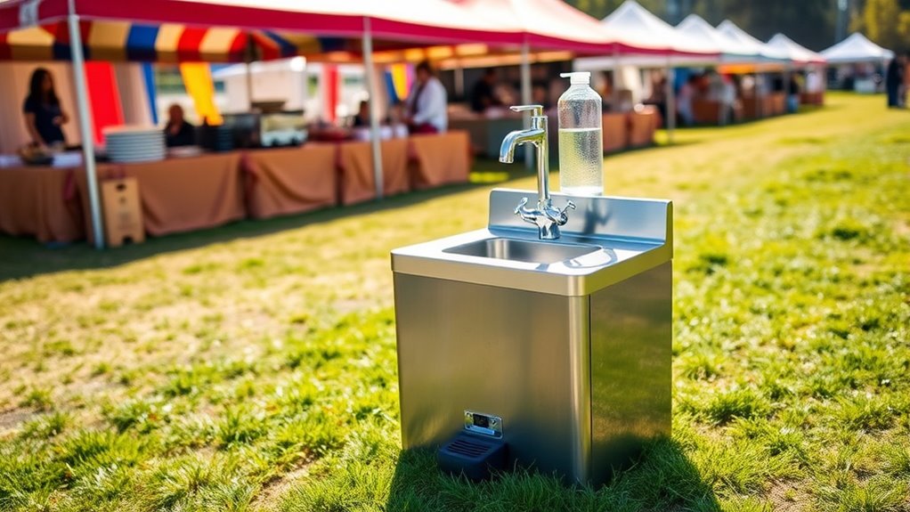 choosing portable catering handwashing stations