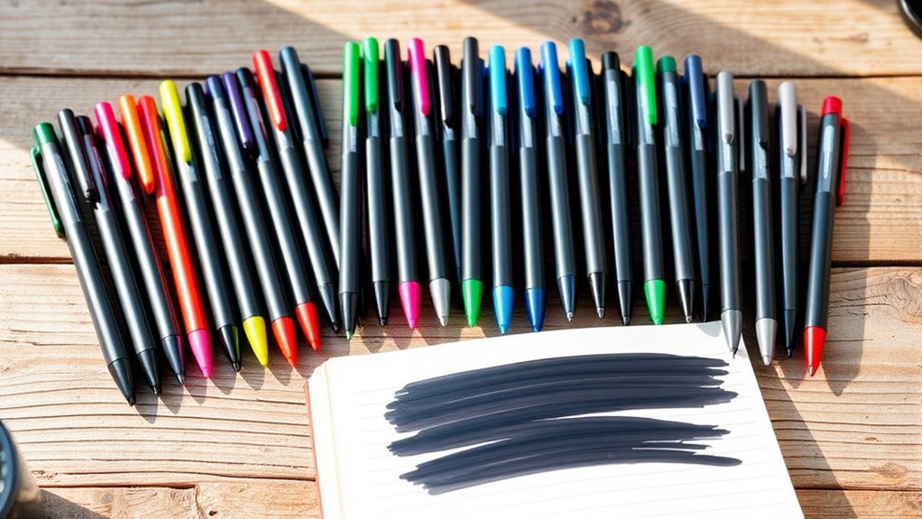 choosing vibrant durable pens