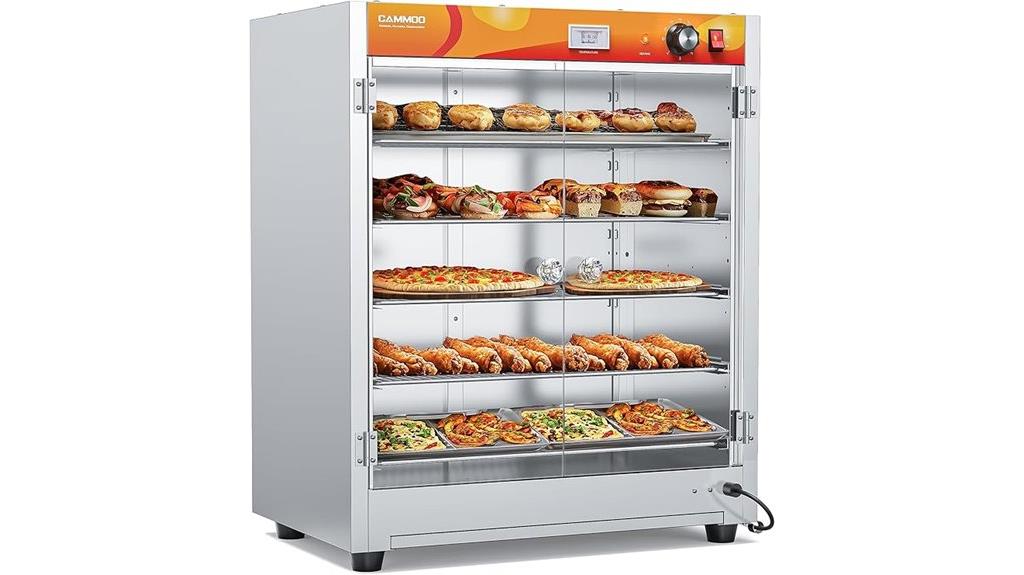 commercial food warmer features